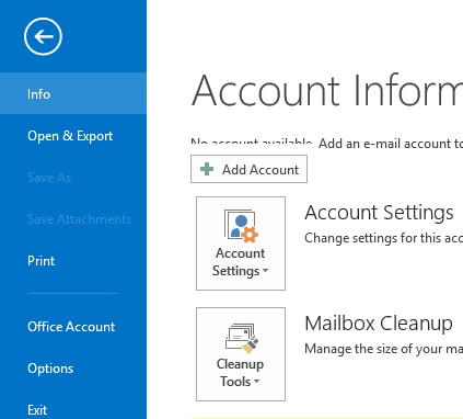 outlook imap settings