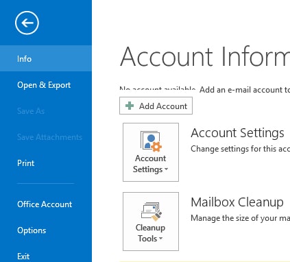 outlook imap settings