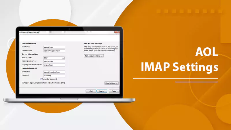 aol imap settings