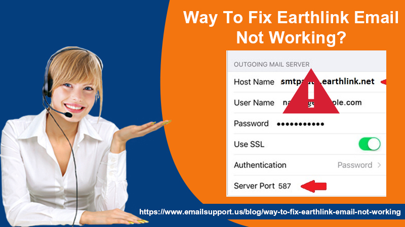 Earthlink email not working