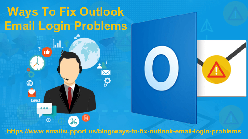 outlook email login problems