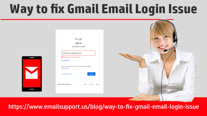 gmail email login issue