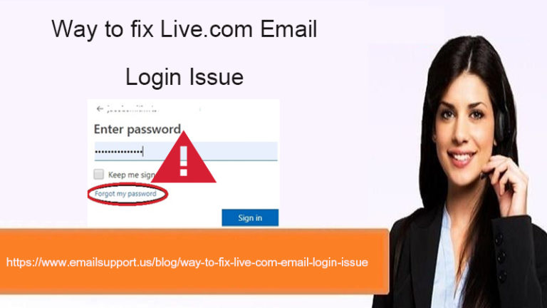 Live.com email login issue