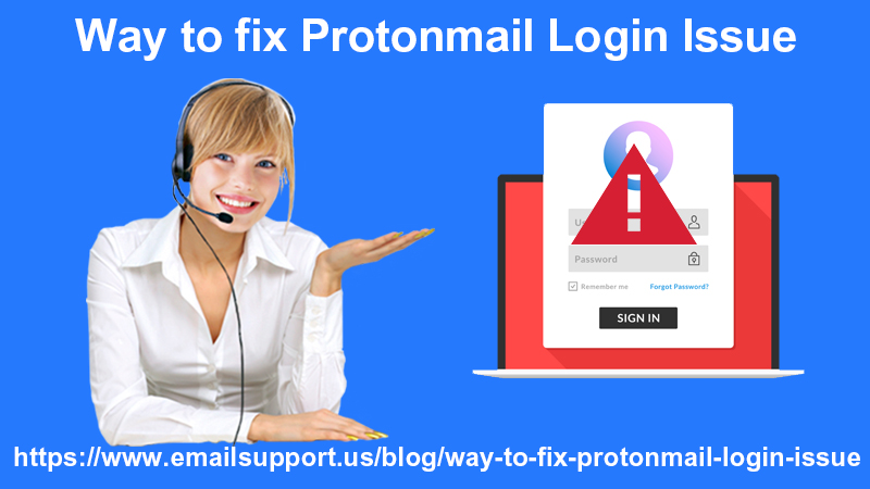 proton mail login issue