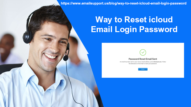 reset icloud login password