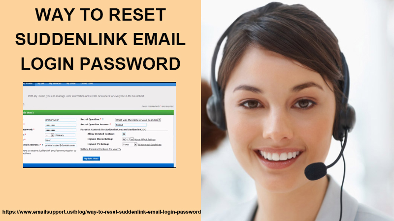 Reset Suddenlink email Login Password