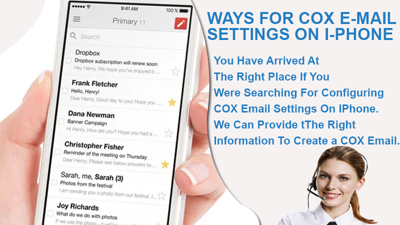 Cox Email Settings on iPhone - IMAP & SMTP Server Settings