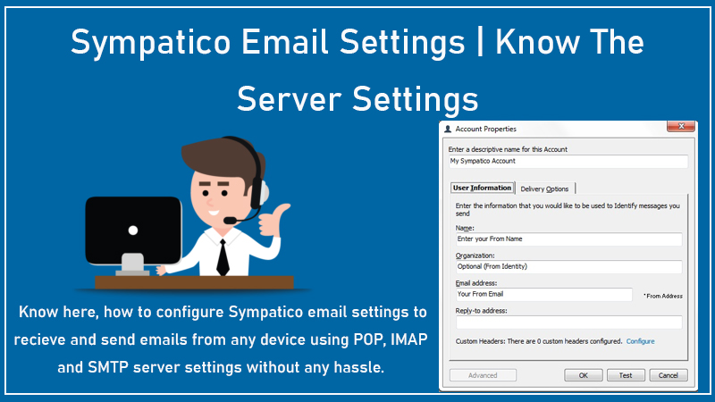 Sympatico email settings