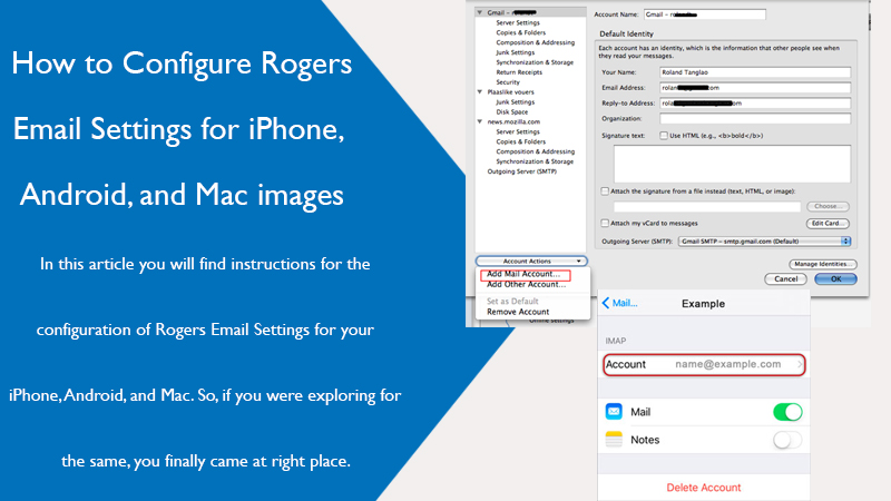 Rogers Email Settings