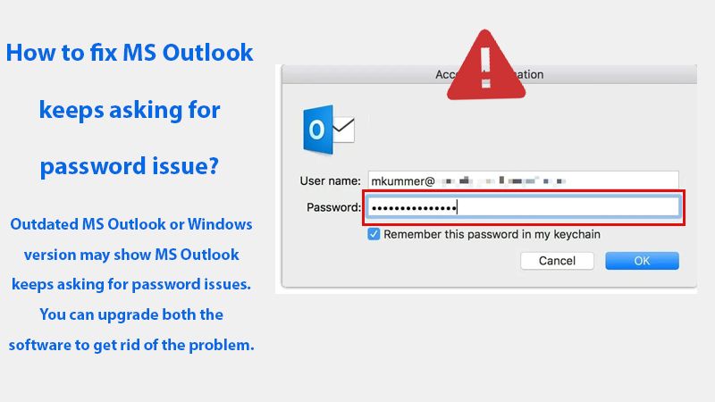 Outlook Keeps Asking for password