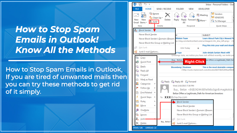 How to Stop Spam Emails in Outlook