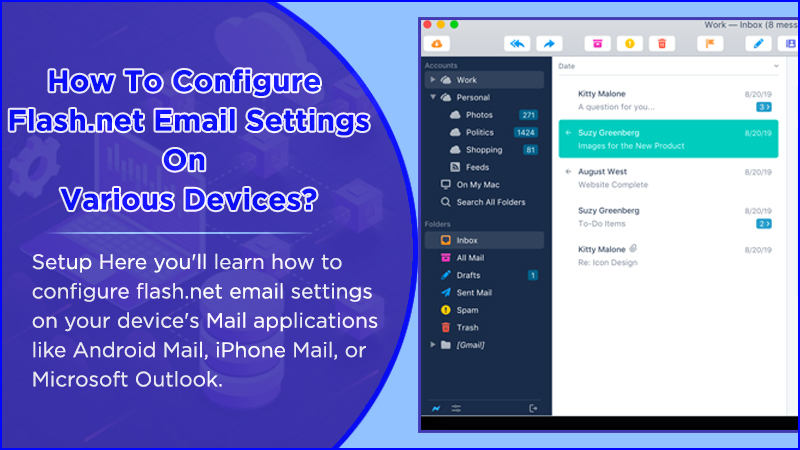 Flash.net email settings