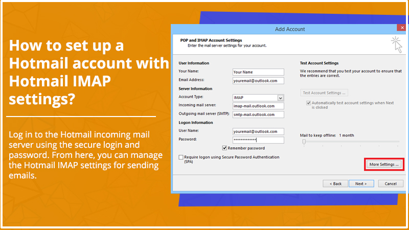 Hotmail IMAP settings