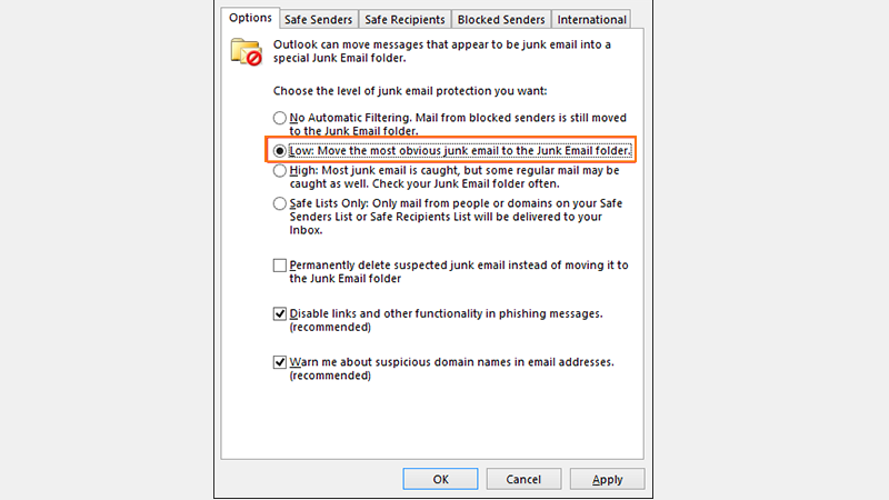 Automatically Filter Junk Emails