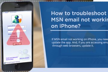 MSN email not working on iPhone
