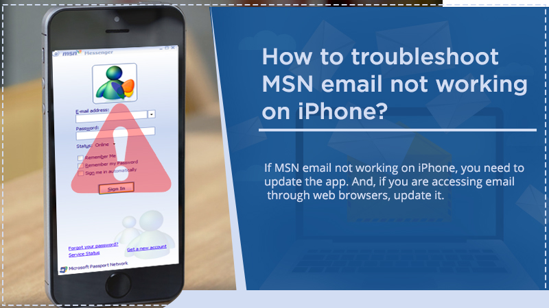 MSN email not working on iPhone