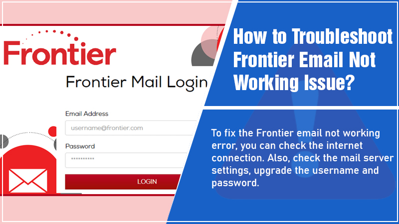 Frontier email not working