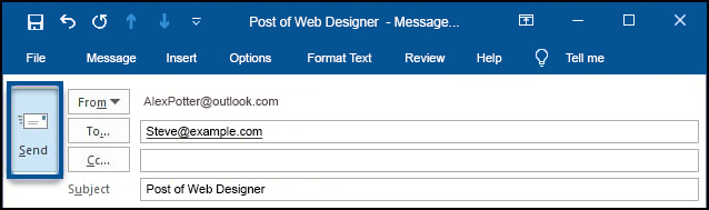 Steps to Schedule an Outgoing Email in Outlook - 4