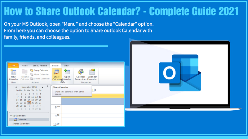 How to share MS Outlook Calendar?