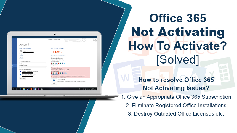 Office 365 Not Activating