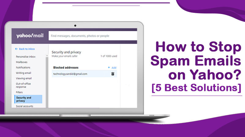 How to Stop Spam Emails on Yahoo