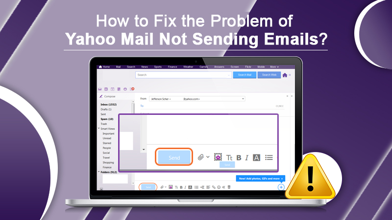 Yahoo Mail Not Sending Emails