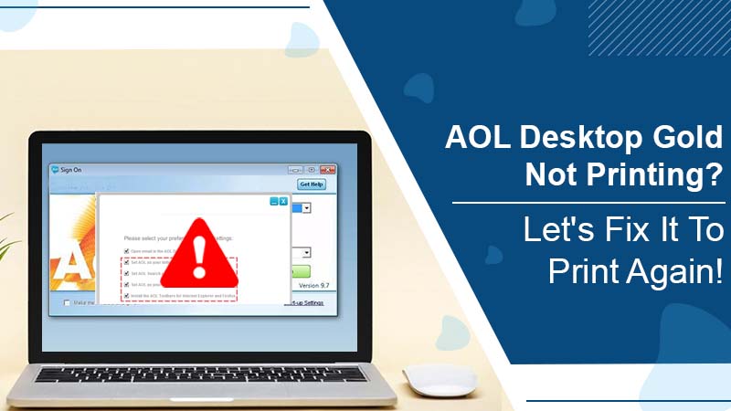 AOL Desktop Gold Not Printing