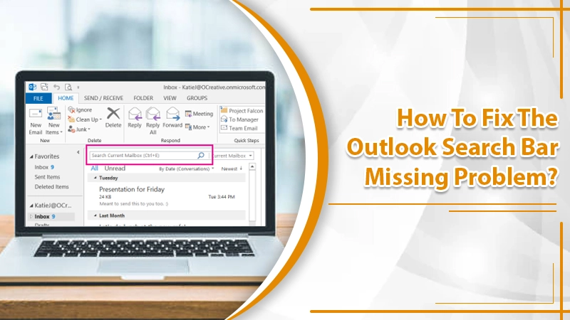 Outlook Search Bar Missing