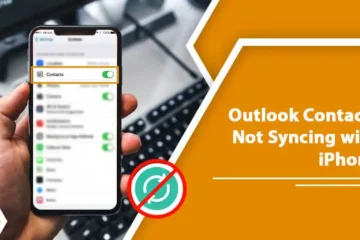Outlook contacts not syncing with iphone