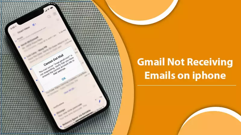 gmail not receiving emails on iphone